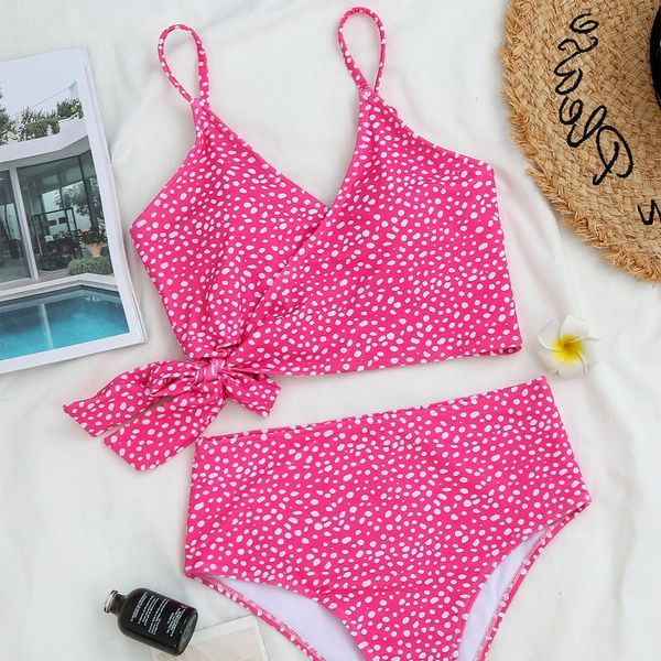 women's swimwear summer bikini set, cross bandage dot print bra and panty swimsuit two-piece suit for vacation swimming beach, White;black
women's swimwear summer bikini set, cross bandage dot print bra and panty swimsuit two-piece suit for vacation swimming beach, White;black