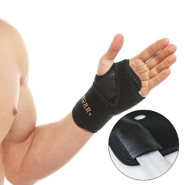 wrist support 1pc breathable adjustable wristband steel brace splint fractures carpal tunnel sport sprain wristbands e61, Black;red
wrist support 1pc breathable adjustable wristband steel brace splint fractures carpal tunnel sport sprain wristbands e61, Black;red
