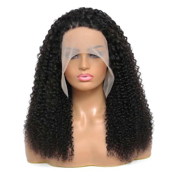 lace front human hair wigs, Black;brown