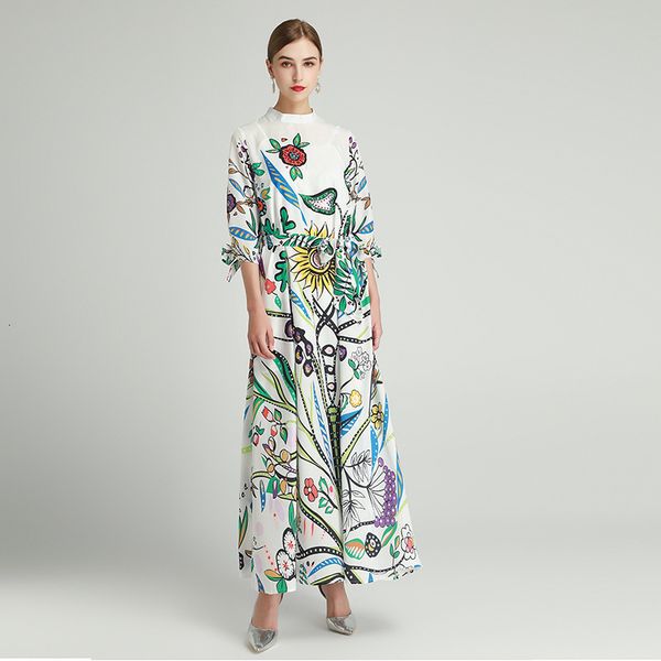 milan runway dresses 2021 stand collar 1/2 sleeve high end jacquard designer dress brand same style dress 1218-26, Black
milan runway dresses 2021 stand collar 1/2 sleeve high end jacquard designer dress brand same style dress 1218-26, Black