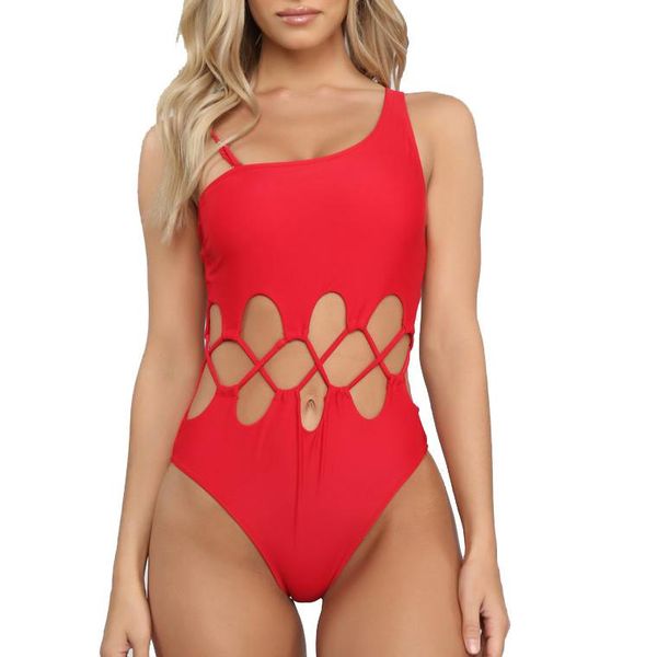 women bikinis solid push-up bandage fancy summer maillot de bain hollow one-shoulder femme beachwear swimming monokini one-piece suits
women bikinis solid push-up bandage fancy summer maillot de bain hollow one-shoulder femme beachwear swimming monokini one-piece suits