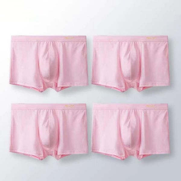 underpants 4 pairs of summer men's cotton pink fashion style pants boxers breathable, Black;white
underpants 4 pairs of summer men's cotton pink fashion style pants boxers breathable, Black;white