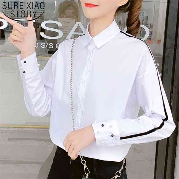 fashion women shirts long sleeve beading solid corduroy turn-down collar clothing casual 5397 50 210506, White
fashion women shirts long sleeve beading solid corduroy turn-down collar clothing casual 5397 50 210506, White