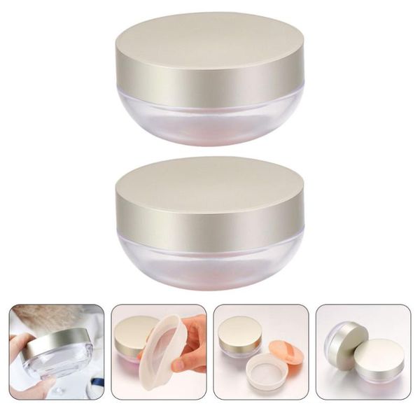 storage bottles & jars 2pcs loose powder case container makeup box with puffs for home travel
storage bottles & jars 2pcs loose powder case container makeup box with puffs for home travel