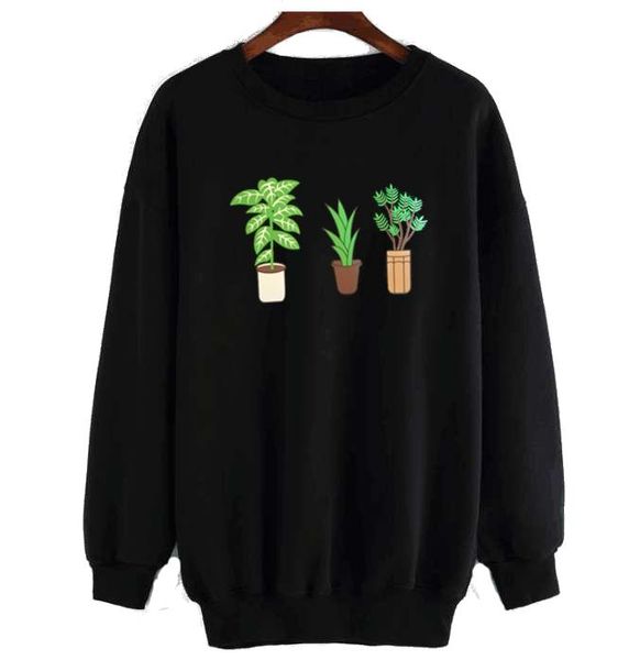 women's hoodies & sweatshirts plant printed cute 2021 women casual kawaii harajuku sweat punk for girls clothing european korean, Black
women's hoodies & sweatshirts plant printed cute 2021 women casual kawaii harajuku sweat punk for girls clothing european korean, Black