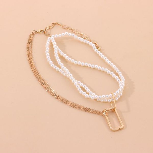 pendant necklaces vintage boho multilayer pearl choker square chain necklace for women gold silver color collar party fashion jewelry gift
pendant necklaces vintage boho multilayer pearl choker square chain necklace for women gold silver color collar party fashion jewelry gift