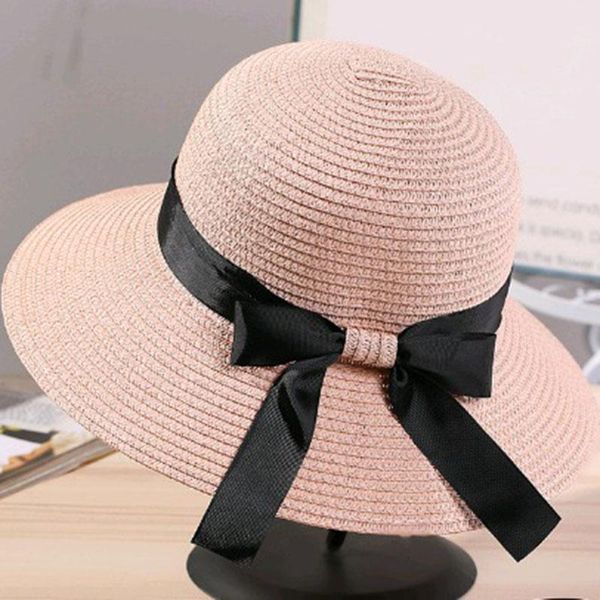 wide brim hats foldable ladies bow straw hat summer breathable sunscreen sun dome knot women's beach cap casual fashion, Blue;gray
wide brim hats foldable ladies bow straw hat summer breathable sunscreen sun dome knot women's beach cap casual fashion, Blue;gray