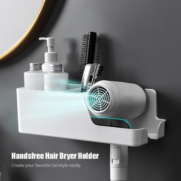 hair dryer holder wall-mounted storage racks creative suction cup comb rack stand bathroom supplies boxes & bins
hair dryer holder wall-mounted storage racks creative suction cup comb rack stand bathroom supplies boxes & bins