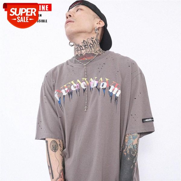 streetwear men high street funeral washed short sleeve t-shirt men's distressed hole letter graffiti oversize half base #m35y, White;black
streetwear men high street funeral washed short sleeve t-shirt men's distressed hole letter graffiti oversize half base #m35y, White;black