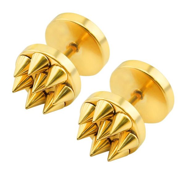 stud fashion illusion spike fake plug tunnel brincos para as mulh cheater ear piercing expander jewelry, Golden;silver
stud fashion illusion spike fake plug tunnel brincos para as mulh cheater ear piercing expander jewelry, Golden;silver