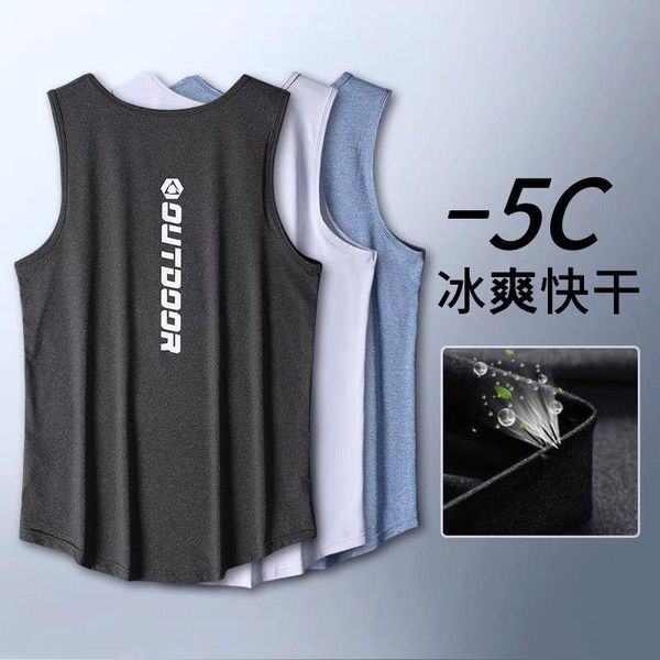 sports vest male quick-drying marathon running track and field training clothes ice silk t-shirts fitness sleeveless jerseys, Black;blue
sports vest male quick-drying marathon running track and field training clothes ice silk t-shirts fitness sleeveless jerseys, Black;blue