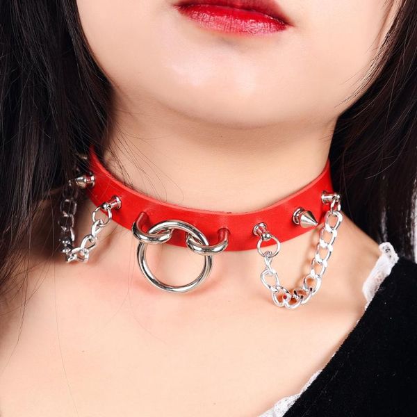 chains women choker pendant jewelry gothic halloween birthday party gift punk style necklace round spike collar, Silver
chains women choker pendant jewelry gothic halloween birthday party gift punk style necklace round spike collar, Silver