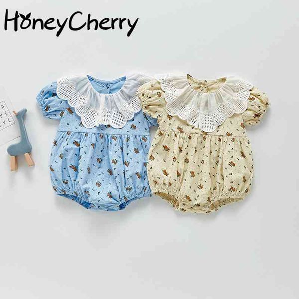 summer baby girls floral lace leotard girl lapel romper born items clothes 210515, Blue
summer baby girls floral lace leotard girl lapel romper born items clothes 210515, Blue