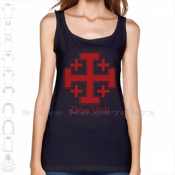 deus vult cross red black white sleeveless tank men women cru r kek pepe maga trump alt future antifa, White;black
deus vult cross red black white sleeveless tank men women cru r kek pepe maga trump alt future antifa, White;black