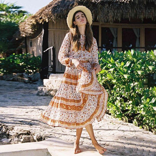 casual dresses spring floral print long women v neck lantern sleeve vintage chic vestidos boho beach vacation midi dress kv08, Black;gray
casual dresses spring floral print long women v neck lantern sleeve vintage chic vestidos boho beach vacation midi dress kv08, Black;gray