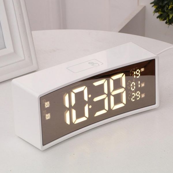 other clocks & accessories 3d alarm clock led display snooze function curved surface screen floating smart electronic digital decor
other clocks & accessories 3d alarm clock led display snooze function curved surface screen floating smart electronic digital decor