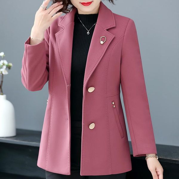 women's jackets spring and autumn mother's jacket windbreaker korean fashion middle-aged elderly for women coat, Black;brown
women's jackets spring and autumn mother's jacket windbreaker korean fashion middle-aged elderly for women coat, Black;brown