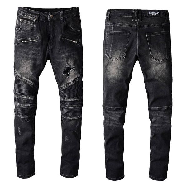 2021 new arrivals balmian mens luxury designer denim jeans holes trousers biker pants men's clothing #1089, Blue
2021 new arrivals balmian mens luxury designer denim jeans holes trousers biker pants men's clothing #1089, Blue