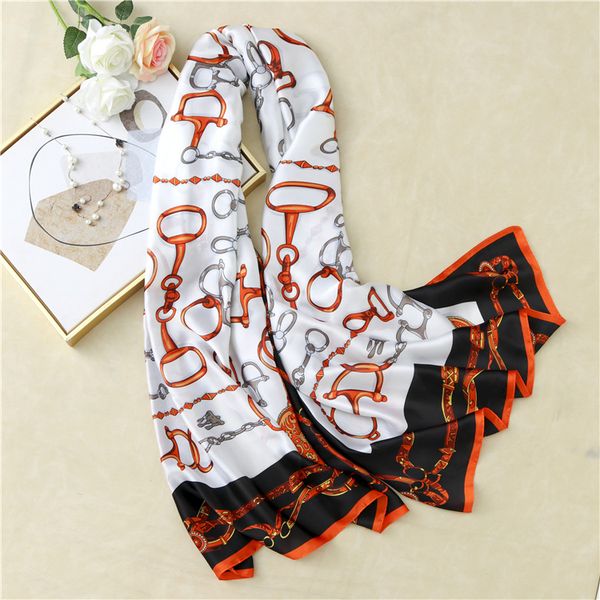 europe and america designer scarf ladies luxurious scarve silk brand shawls fashion long kerchief luxury fashion scarfs female lady trend ne, Blue;black
europe and america designer scarf ladies luxurious scarve silk brand shawls fashion long kerchief luxury fashion scarfs female lady trend ne, Blue;black