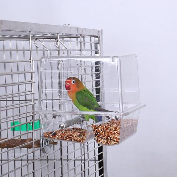 other bird supplies parrot feeder automatic birdfeeder acrylic cage seed feeding transparent food dish with hanging hook
other bird supplies parrot feeder automatic birdfeeder acrylic cage seed feeding transparent food dish with hanging hook