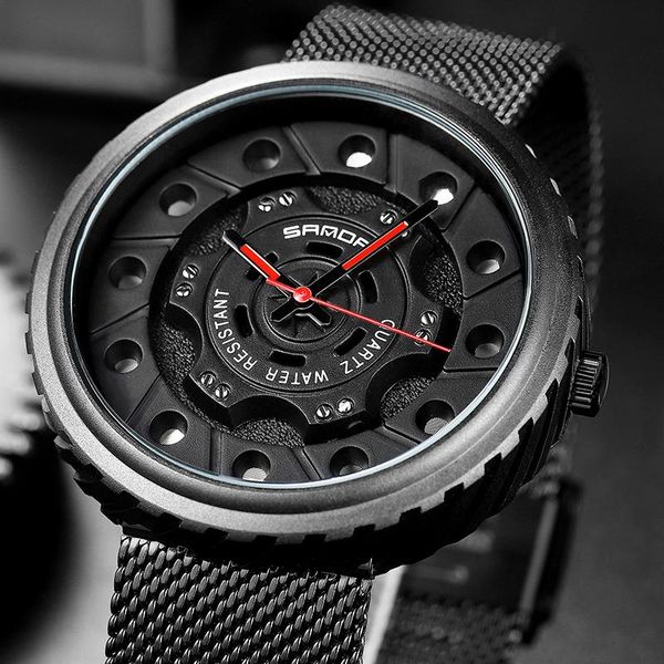wristwatches unique gear design watch men mesh steel strap quartz wrist fashion dress bracelet 3atm waterproof clock luxury male reloj, Slivery;brown
wristwatches unique gear design watch men mesh steel strap quartz wrist fashion dress bracelet 3atm waterproof clock luxury male reloj, Slivery;brown