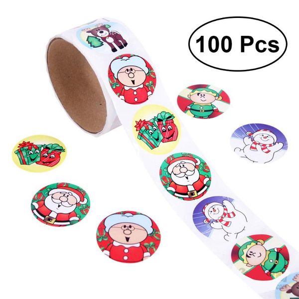 gift wrap 1 roll colorful fun christmas stickers for kids great party favors creative reward (100 stickers)
gift wrap 1 roll colorful fun christmas stickers for kids great party favors creative reward (100 stickers)