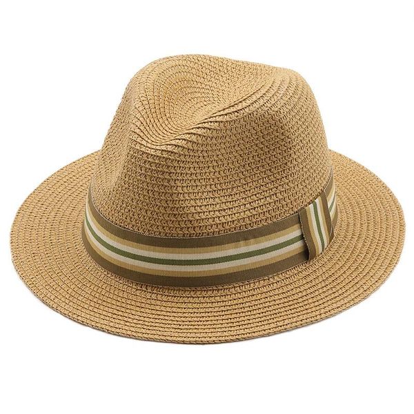wide brim hats beach straw hat for man of femme, Blue;gray