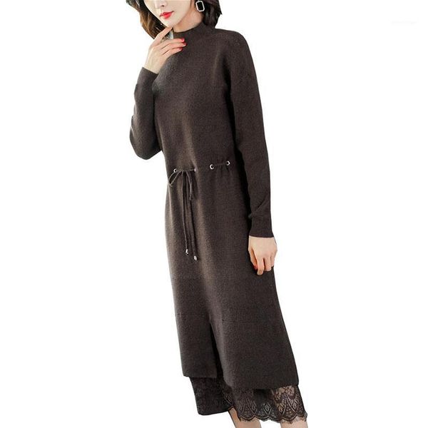 casual dresses ladies winter base knitted dress women spring 2021 clothes loose sweater outer wear female elegant slim autumn g396, Black;gray
casual dresses ladies winter base knitted dress women spring 2021 clothes loose sweater outer wear female elegant slim autumn g396, Black;gray