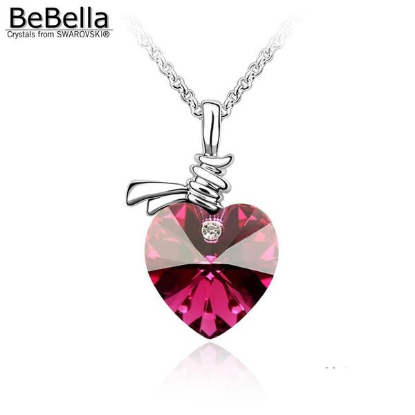 bebella crystal heart tie pendant necklace with crystals from elements original fashion jewelry for women girls necklaces, Silver
bebella crystal heart tie pendant necklace with crystals from elements original fashion jewelry for women girls necklaces, Silver