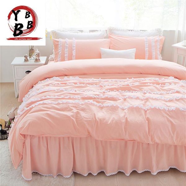 bedding sets solid color princess luxury 3/4pcs twin full king size pink cotton bed skirt duvet cover bedspread pillowcase
bedding sets solid color princess luxury 3/4pcs twin full king size pink cotton bed skirt duvet cover bedspread pillowcase