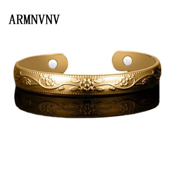 open health energy arthritis magnetic jewelry flower pattern pure copper & bangles womens bangle, Black
open health energy arthritis magnetic jewelry flower pattern pure copper & bangles womens bangle, Black