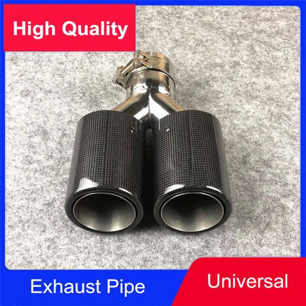 motorcycle exhaust system 1 piece y style car tail tips shiny carbon muffler pipe end universal stainless steel straight flange
motorcycle exhaust system 1 piece y style car tail tips shiny carbon muffler pipe end universal stainless steel straight flange
