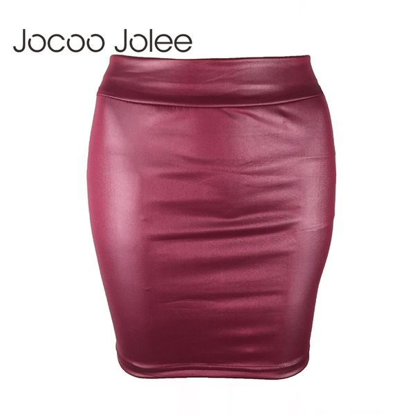 women europe style pu skirts casual bodycon mini high waist faux leather skirt plus size 3xl 210416, Black
women europe style pu skirts casual bodycon mini high waist faux leather skirt plus size 3xl 210416, Black