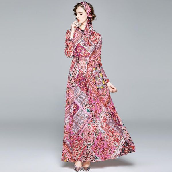 casual dresses jsxdhk vestidos 2021 autumn runway holiday beach maxi dress women flower print chiffon silk scarf elegant party long, Black;gray
casual dresses jsxdhk vestidos 2021 autumn runway holiday beach maxi dress women flower print chiffon silk scarf elegant party long, Black;gray