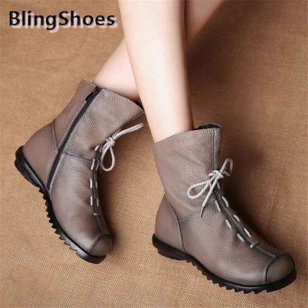 boots 2021 autumn winter female ankle retro pu leather lace-up warm short casual soft flat plus size women, Black 
boots 2021 autumn winter female ankle retro pu leather lace-up warm short casual soft flat plus size women, Black