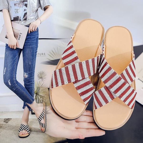 slippers women's shoes large size leisure simple cross beach non-slip rubber sole comfortable outdoor light stripe black
slippers women's shoes large size leisure simple cross beach non-slip rubber sole comfortable outdoor light stripe black