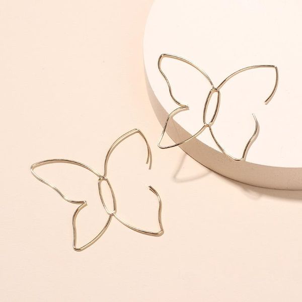 stud fashion hollow butterfly earrings for women girls gold color exaggerated big geometric simple female jewelry gift, Golden;silver
stud fashion hollow butterfly earrings for women girls gold color exaggerated big geometric simple female jewelry gift, Golden;silver