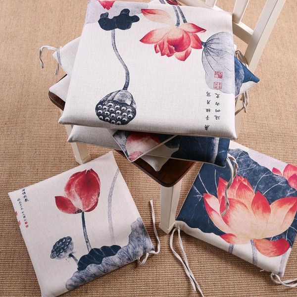 cushion/decorative pillow memory foam chair pad seat cushion vintage style ink paiting lotus 40x40cm home decor dining room
cushion/decorative pillow memory foam chair pad seat cushion vintage style ink paiting lotus 40x40cm home decor dining room