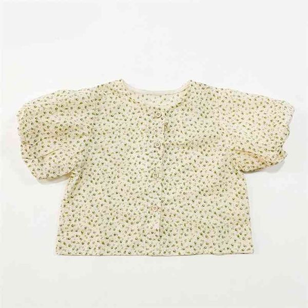 summer japanese and korean style floral shirt for girl puff sleeve short children clothes blouses shirts 210528, White;black
summer japanese and korean style floral shirt for girl puff sleeve short children clothes blouses shirts 210528, White;black