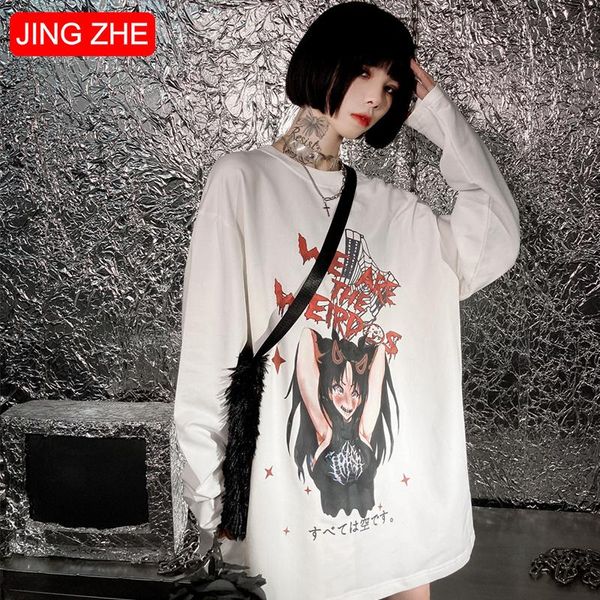 women's hoodies & sweatshirts jing zhe japanese women autumn hoodie high street streetwear cartoon girl horror letter graffiti pullover, Black
women's hoodies & sweatshirts jing zhe japanese women autumn hoodie high street streetwear cartoon girl horror letter graffiti pullover, Black