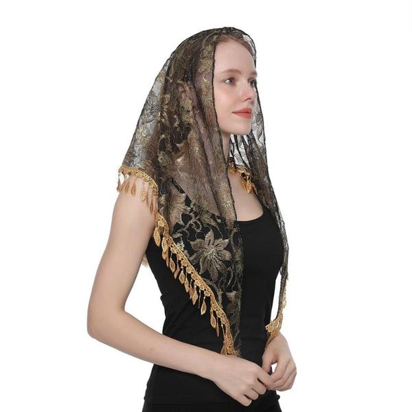 scarves arrival lace veil scarf woemn triangle embroidered tassel pendant shawl spanish mantilla head cover, Blue;gray
scarves arrival lace veil scarf woemn triangle embroidered tassel pendant shawl spanish mantilla head cover, Blue;gray