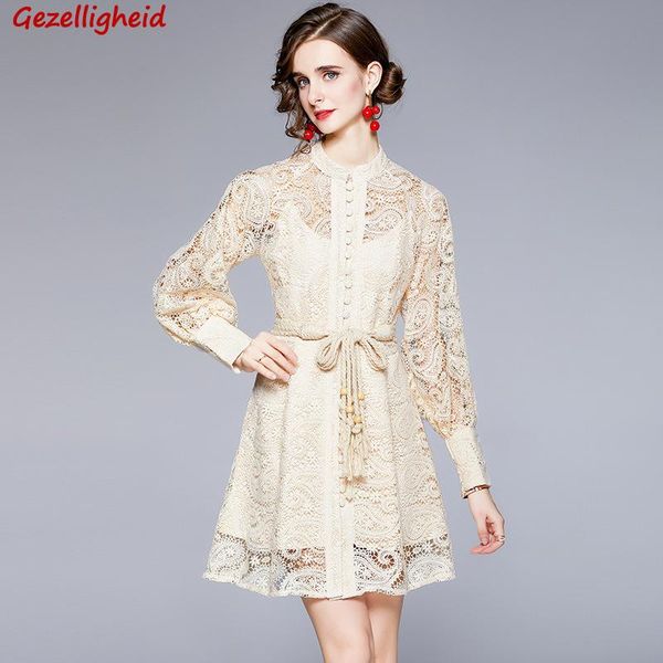 casual dresses gezelligheid for women 2021 autumn fashion designer elegant hollow lantern sleeves belt lace embroidery prom midi dress, Black;gray
casual dresses gezelligheid for women 2021 autumn fashion designer elegant hollow lantern sleeves belt lace embroidery prom midi dress, Black;gray
