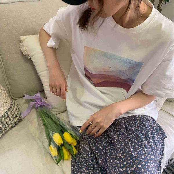 women's t-shirt t shirts vintage landscape painting t-shirt casual short sleeve cotton women white tees round-neck female summer xhg2
women's t-shirt t shirts vintage landscape painting t-shirt casual short sleeve cotton women white tees round-neck female summer xhg2