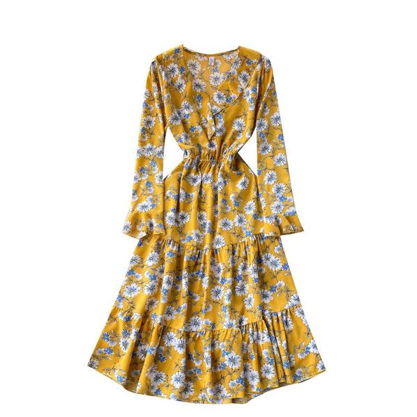 casual dresses 2021 fall women's retro printed dress v-neck slim long party mid-length boho, Black;gray
casual dresses 2021 fall women's retro printed dress v-neck slim long party mid-length boho, Black;gray