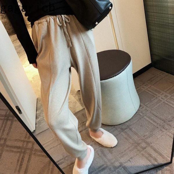 women's pants & capris gagarich knitted 2021 autumn korean chic fashion all-match temperament elastic high waist loose thin casual hare, Black;white
women's pants & capris gagarich knitted 2021 autumn korean chic fashion all-match temperament elastic high waist loose thin casual hare, Black;white