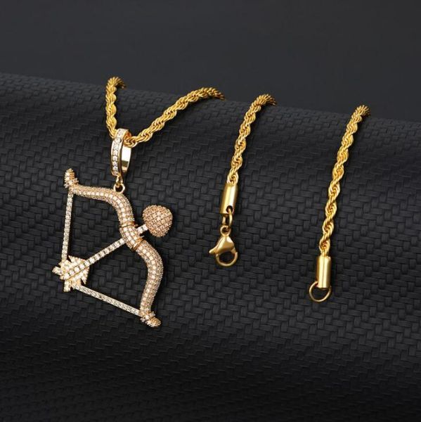 pendant necklaces fashion hip hop shiny zircon inlaid cupid's arrow necklace for men and women couples anniversary gift, Silver
pendant necklaces fashion hip hop shiny zircon inlaid cupid's arrow necklace for men and women couples anniversary gift, Silver