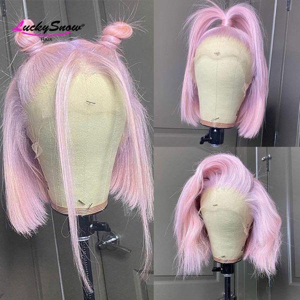 lace wigs pink human hair wig short bob hd transparent preplucked brazilian remy 13x4 front for women 180%, Black;brown
lace wigs pink human hair wig short bob hd transparent preplucked brazilian remy 13x4 front for women 180%, Black;brown