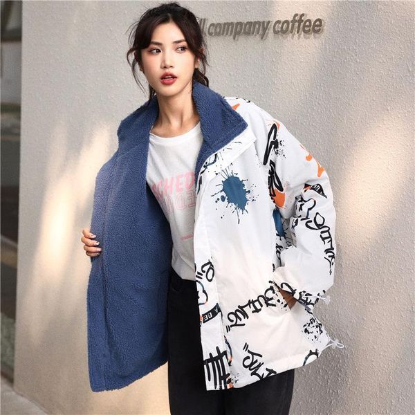 women's jackets wear cotton-padded clothes for men and women in winter ins tide brand loose lamb hair bear coat wild couples, Black;brown
women's jackets wear cotton-padded clothes for men and women in winter ins tide brand loose lamb hair bear coat wild couples, Black;brown