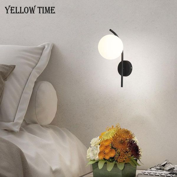 nordic glass ball wall lamp modern led gold&black bedside light decor living room background round lighting fixtures
nordic glass ball wall lamp modern led gold&black bedside light decor living room background round lighting fixtures