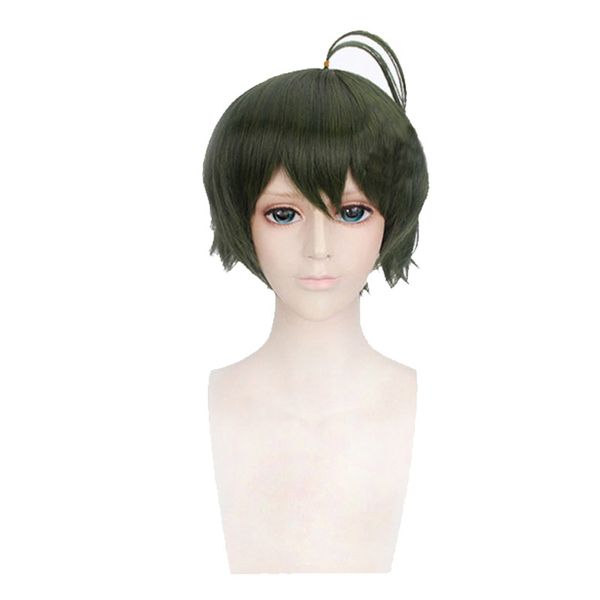 game danganronpa naegi komaru dark green short wig cosplay costume dangan ronpa heat resistant synthetic hair party wigs, Black
game danganronpa naegi komaru dark green short wig cosplay costume dangan ronpa heat resistant synthetic hair party wigs, Black